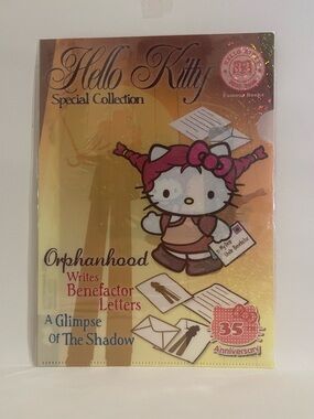 Hello Kitty 35th Anniversary A4 Folder–Pippi Longstocking Japan Exclusive RARE